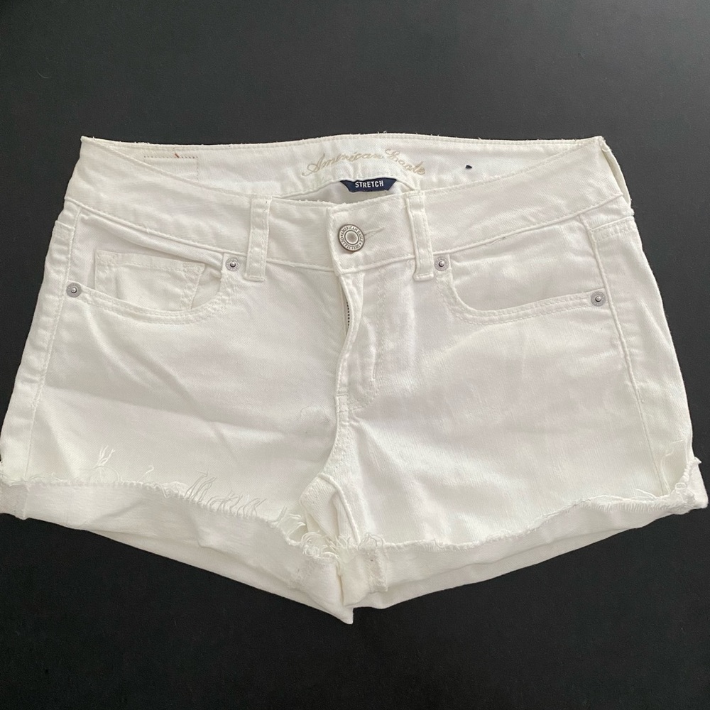 American Eagle Stretch White Denim Jeans